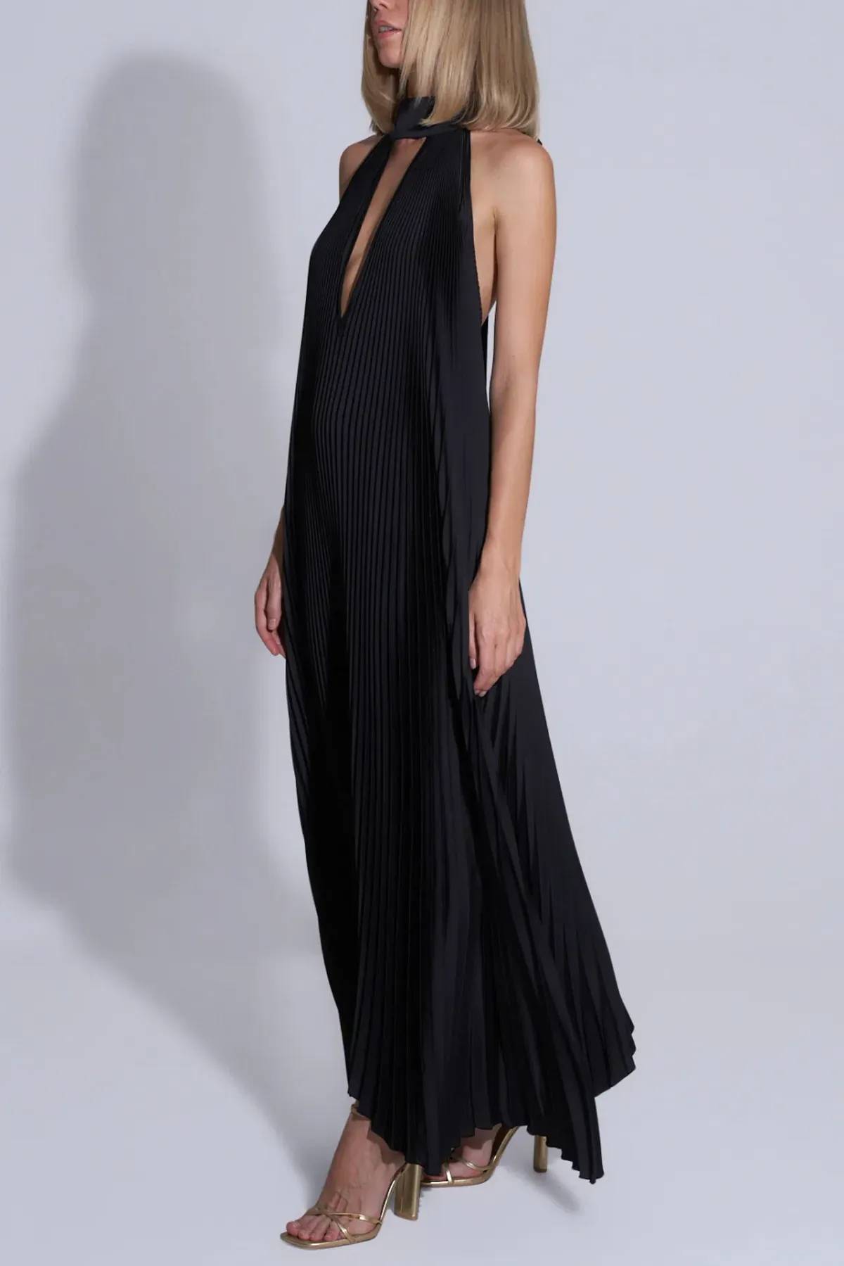 L’Idee Opera Gown Black Size 12 - Image 2