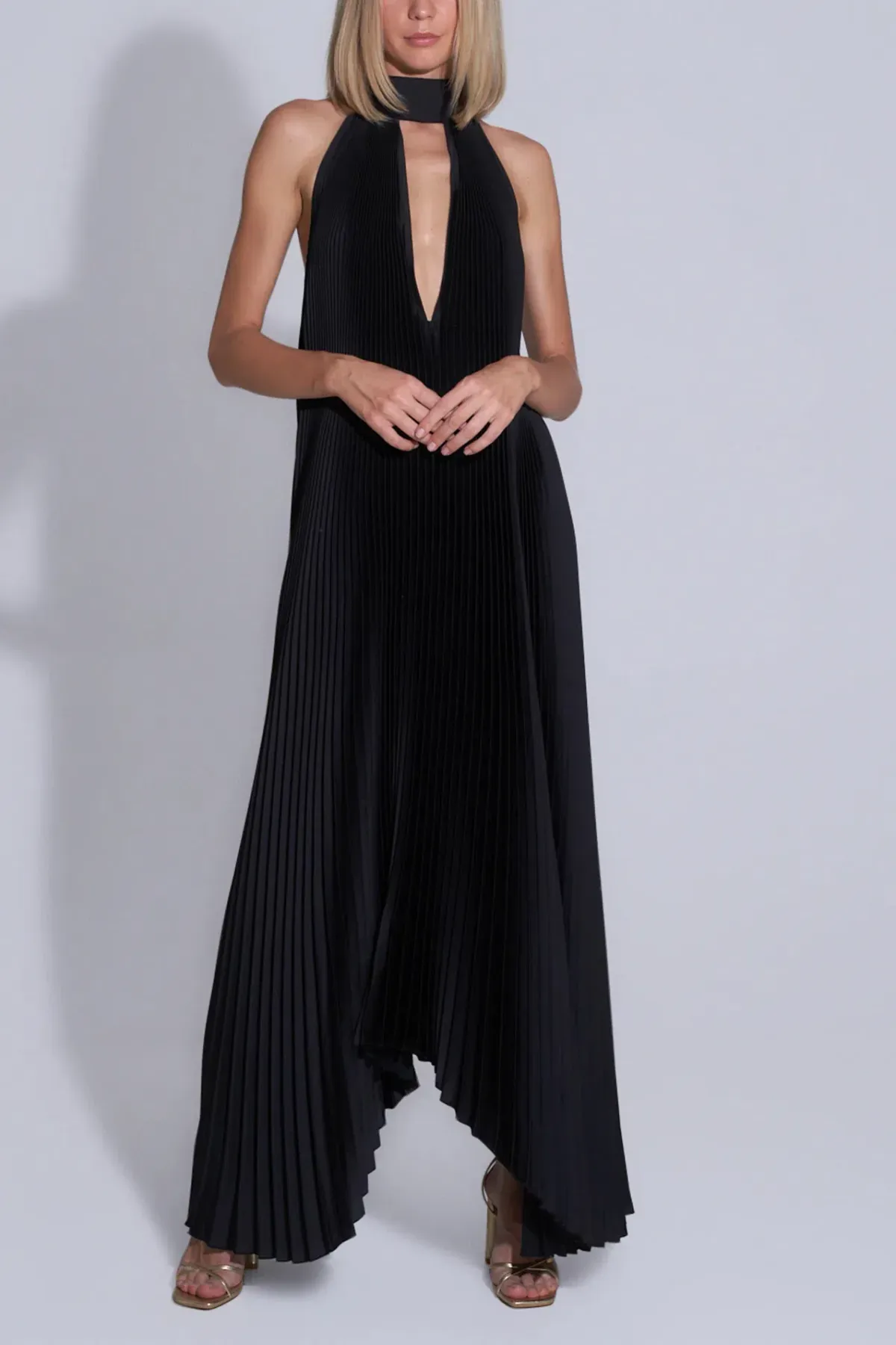 L’Idee Opera Gown Black Size 12 - Image 3