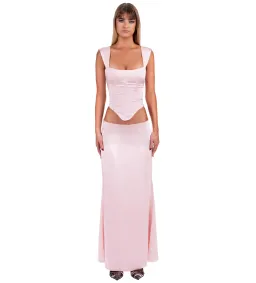I am Delilah Valerie Corset and Maxi Skirt Set Petal Size S/AU 8 for rent on The Volte - image 1