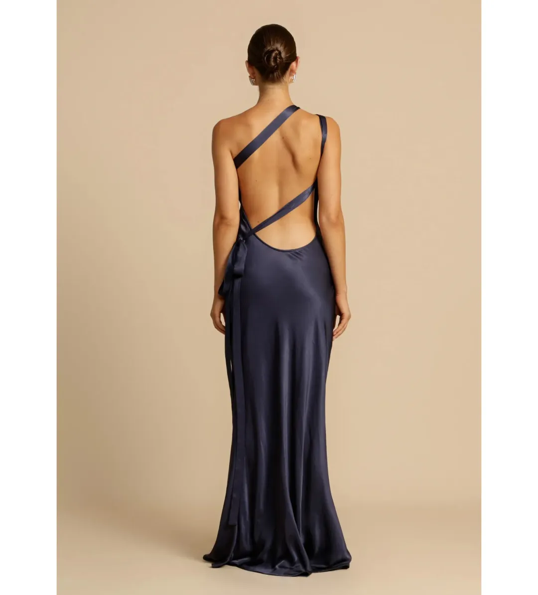Arcina Ori Monique Maxi Dress Navy Size XS/ Size AU 6 for rent on The Volte - main image