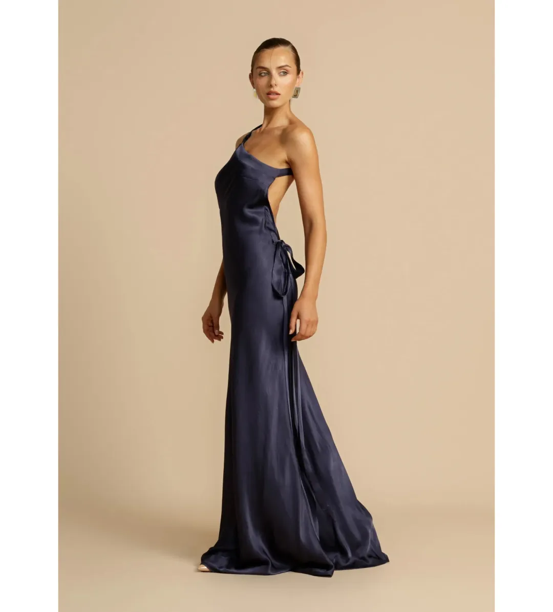 Arcina Ori Monique Maxi Dress Navy Size XS/ Size AU 6 for rent on The Volte - main image