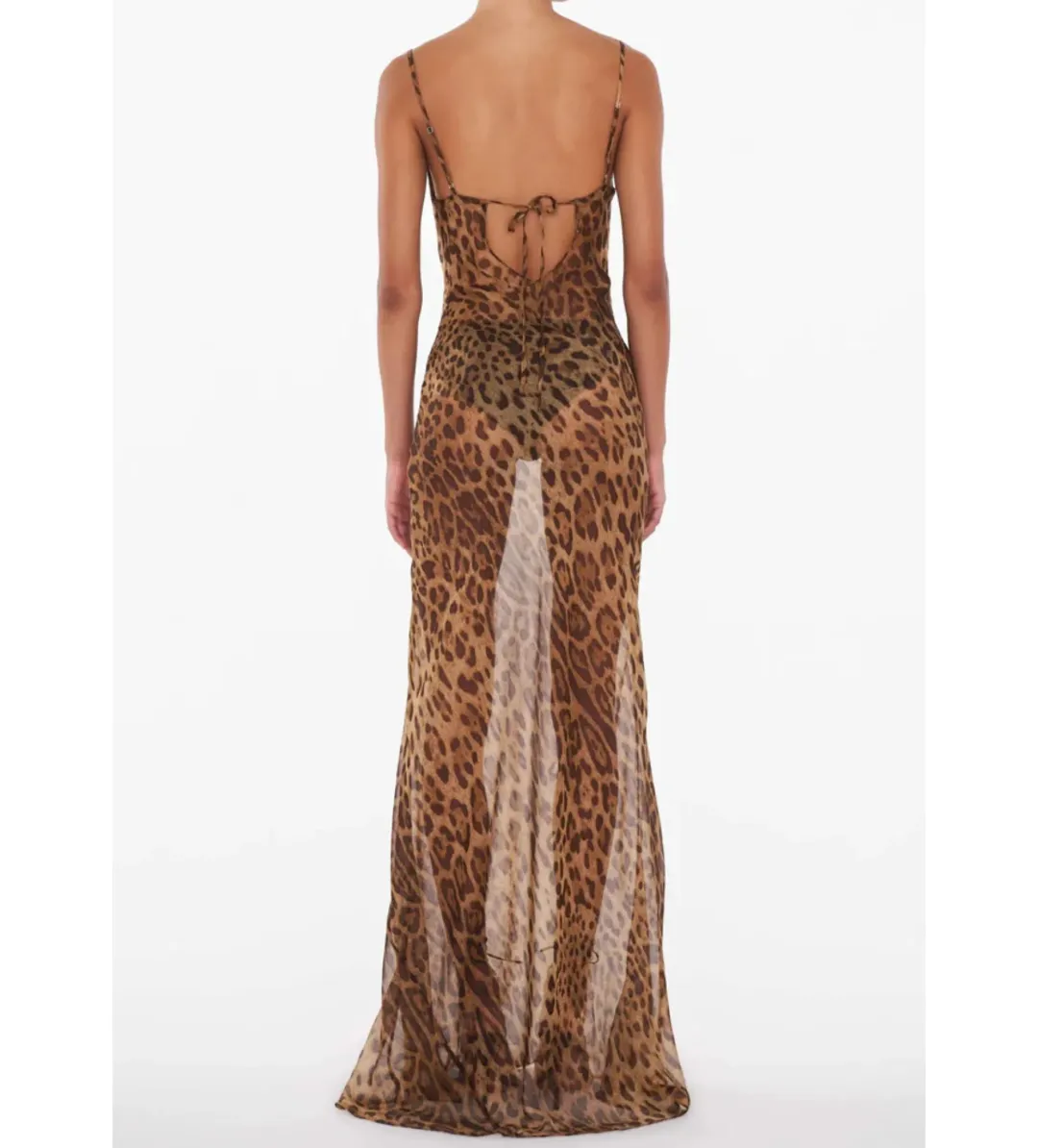 Rat And Boa Valentina Dress in Leopard Print Size S / AU 8 for rent on The Volte - main image