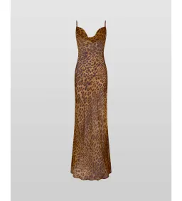 Rat And Boa Valentina Dress in Leopard Print Size S / AU 8 for rent on The Volte - image 3