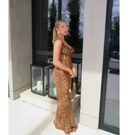 Rat & Boa Valentina Dress in Leopard Print Size M / AU 10 for rent on The Volte - image 3