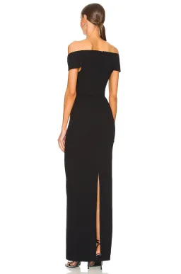 Solace London Marlowe Maxi Black Size AU 4 for rent on The Volte - image 3