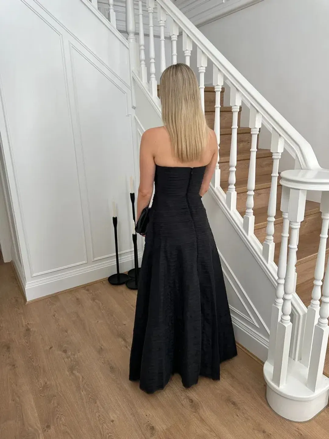 Aje Soundscape Maxi Dress in Black Size AU 8 for rent on The Volte - main image