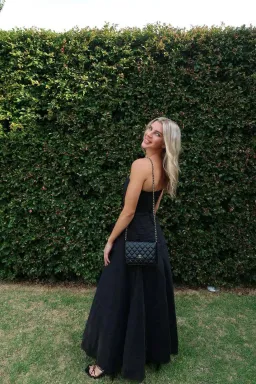 Aje Soundscape Maxi Dress in Black Size AU 8 for rent on The Volte - image 2