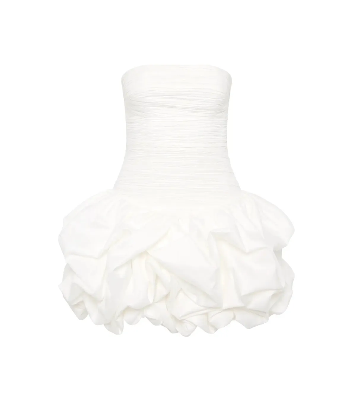 Aje Violette Bubble Hem Mini Dress in Ivory Size 8 - Image 5