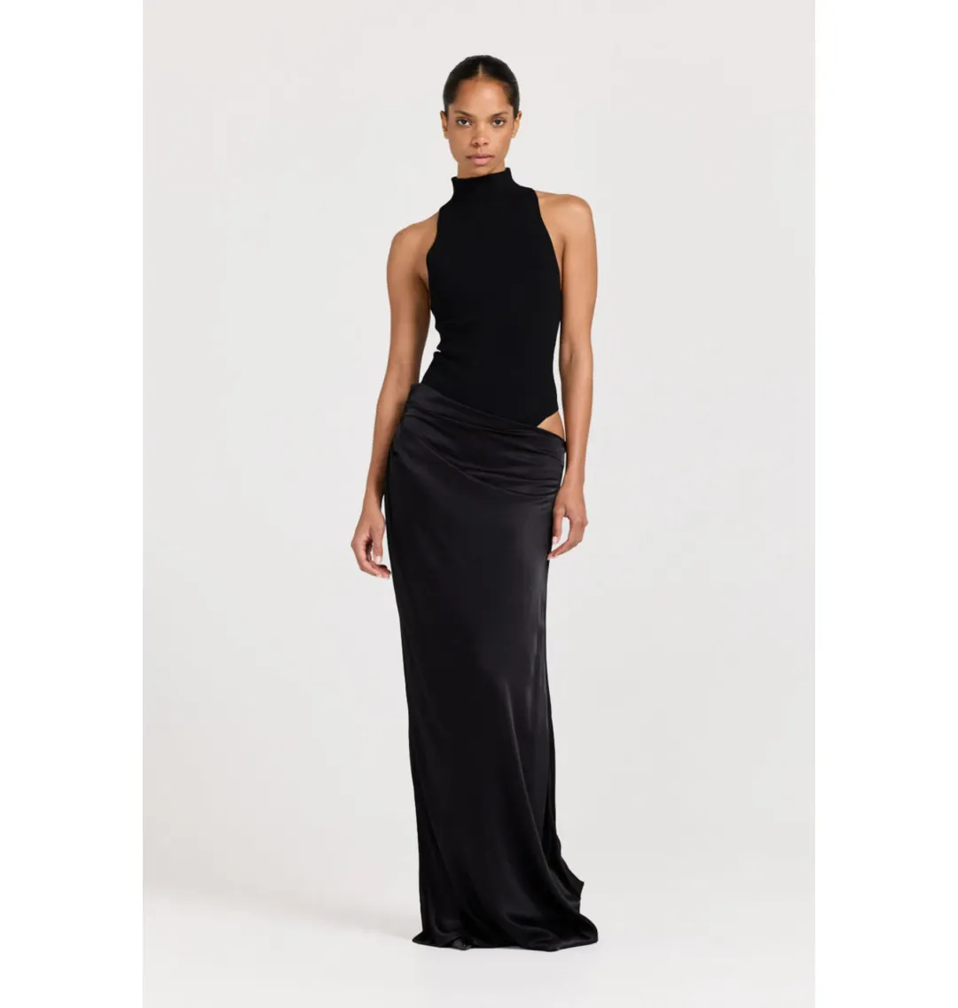Henne Soraia Dress in Black Size AU 6 for rent on The Volte - main image