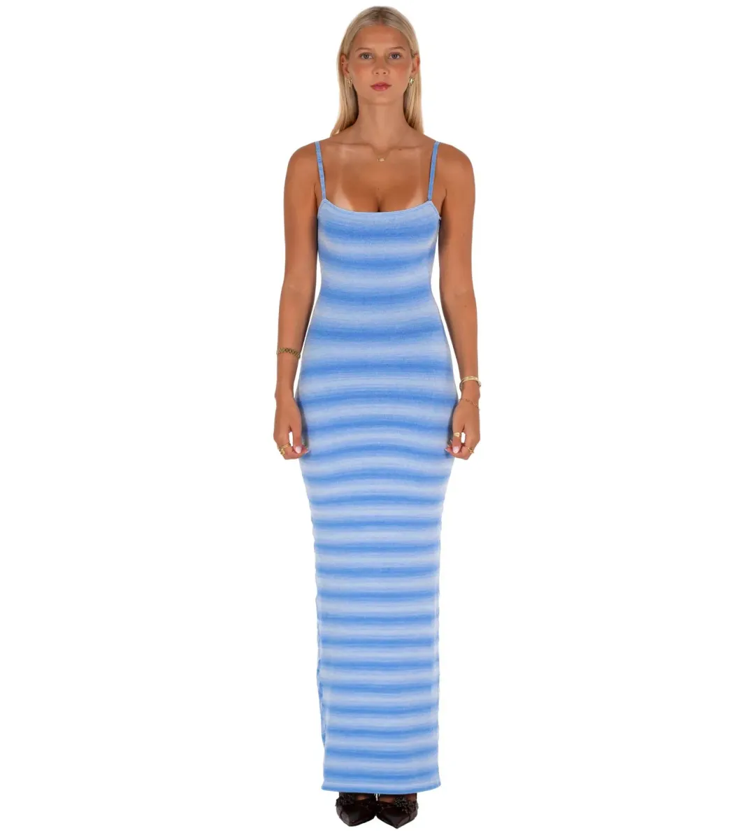 I am Delilah Elsa Maxi Dress Cerulean Size S/AU 8 for rent on The Volte - main image