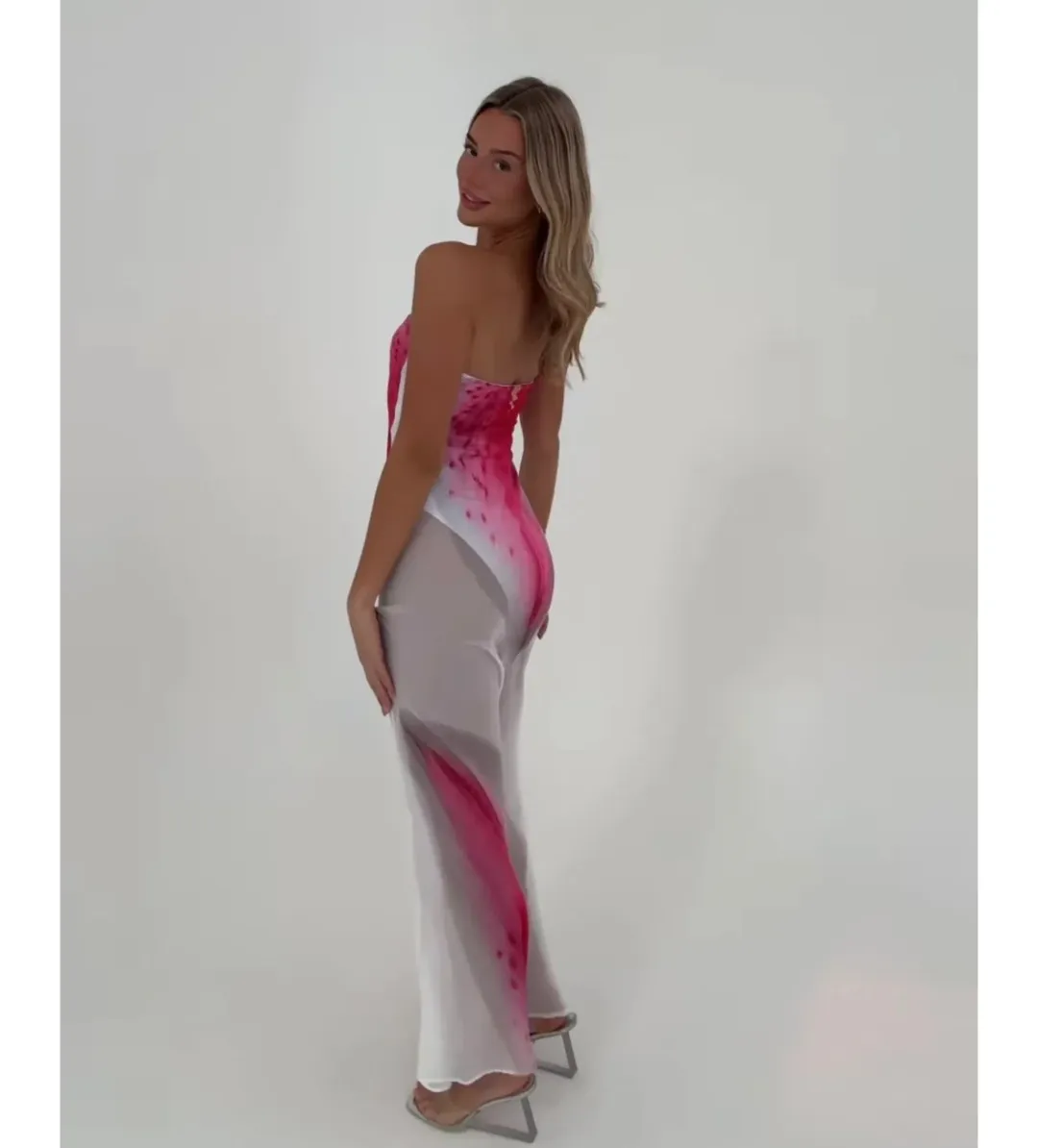 HNTR the Label Alessia Maxi Dress Lillie Size AU 8 for rent on The Volte - main image