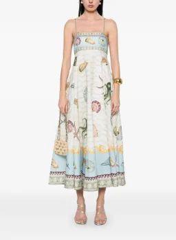 Alemais Bathhouse Sundress Midi Size AU 10 for rent on The Volte - image 1