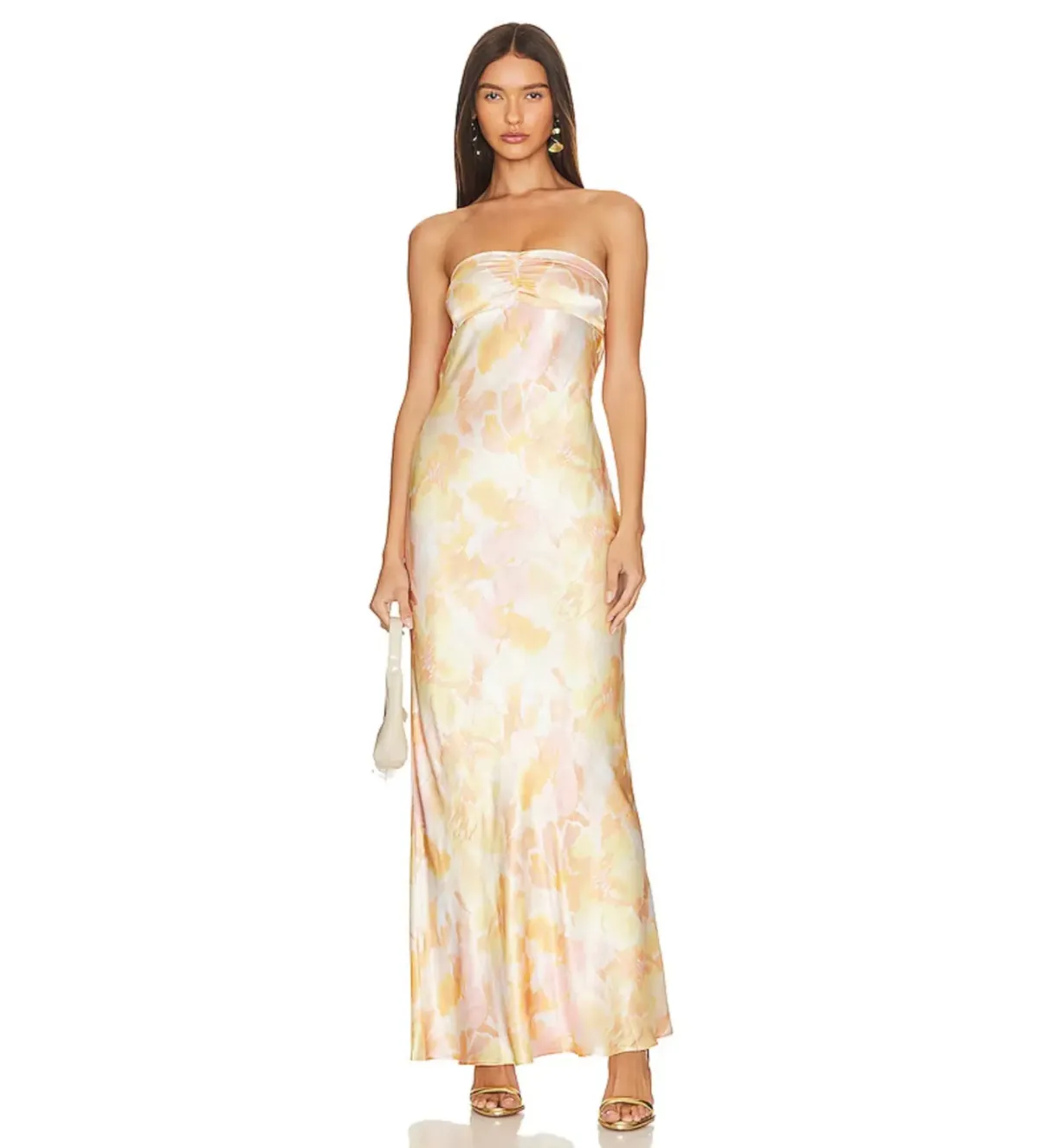 Bec & Bridge Indi Strapless Maxi Floral Size AU 8 - Image 1