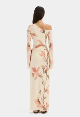 Sir The Label Hana Tie Maxi Dress Gladioli Print Size 3 / AU 12 for rent on The Volte - image 4