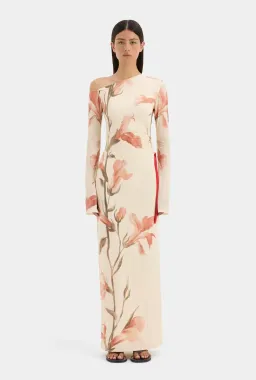 Sir The Label Hana Tie Maxi Dress Gladioli Print Size 3 / AU 12 for rent on The Volte - image 1