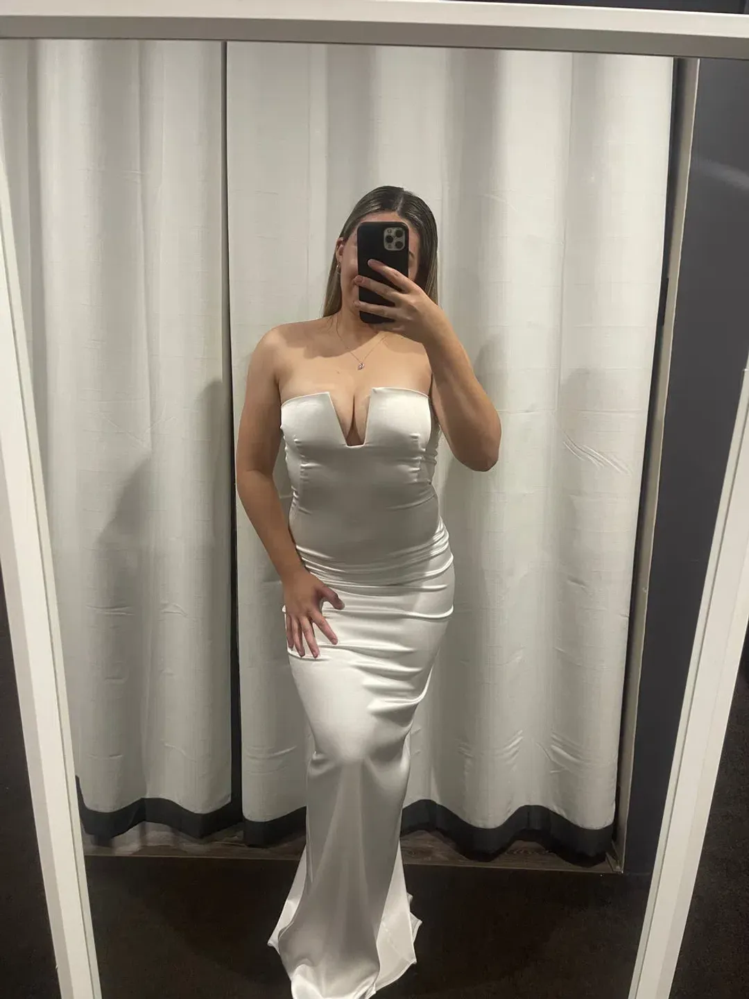 Natalie Rolt Cherie Gown White Size 0/AU 6 for rent on The Volte - main image