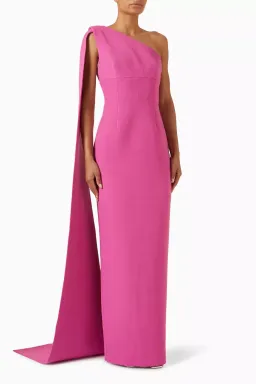 Rachel Gilbert Clara Gown Hot Pink Size AU 12 for rent on The Volte - image 1