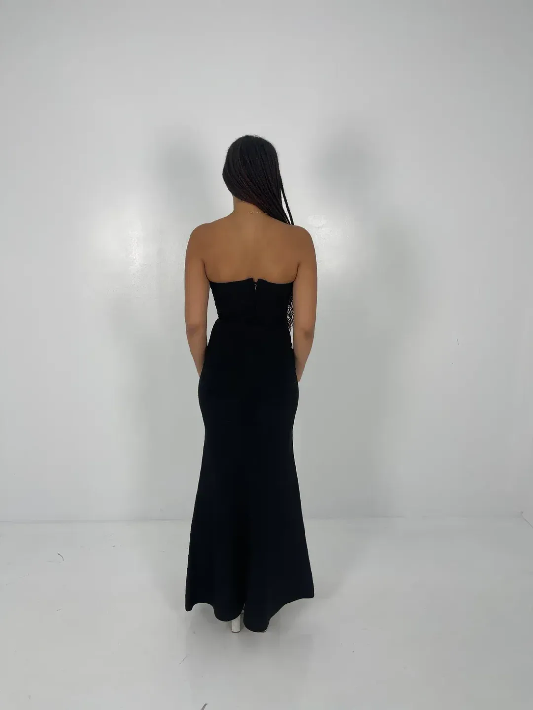 Hervé Léger Black Sara Gown in Black Size S/AU 8 for rent on The Volte - main image