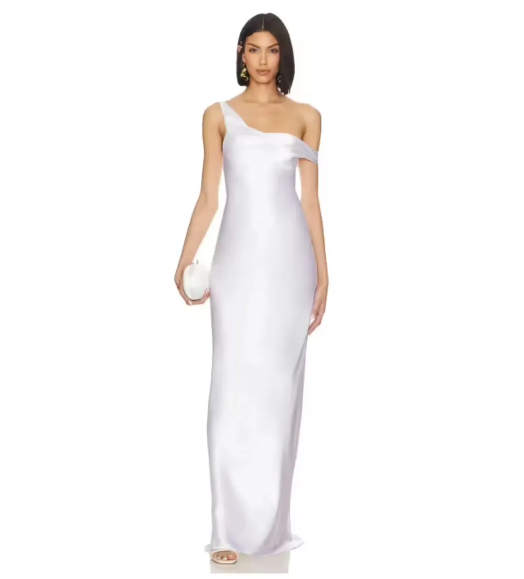 Natalie Rolt Monika Gown White Size 0/AU 6 for rent on The Volte - main image