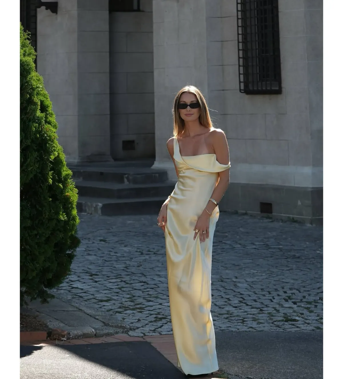 Natalie Rolt Μonika Gown Lemon Size 0/AU 6 - Image 1