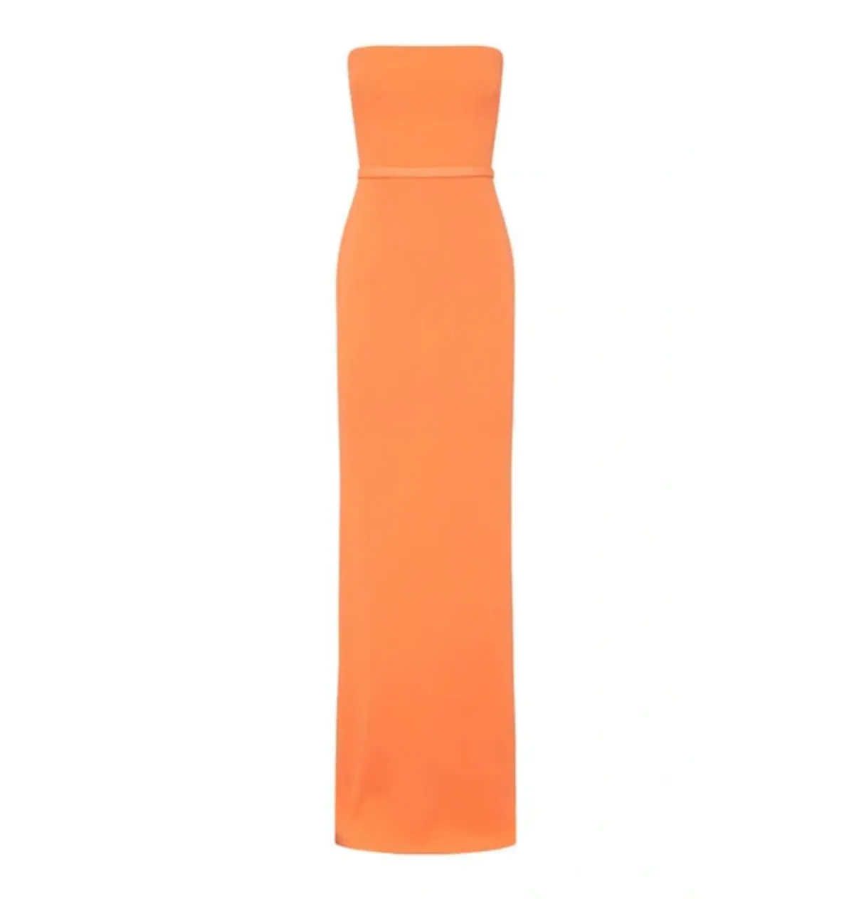 Alex Perry Cassidy Strapless Column Gown Orange Size 10 - Image 3
