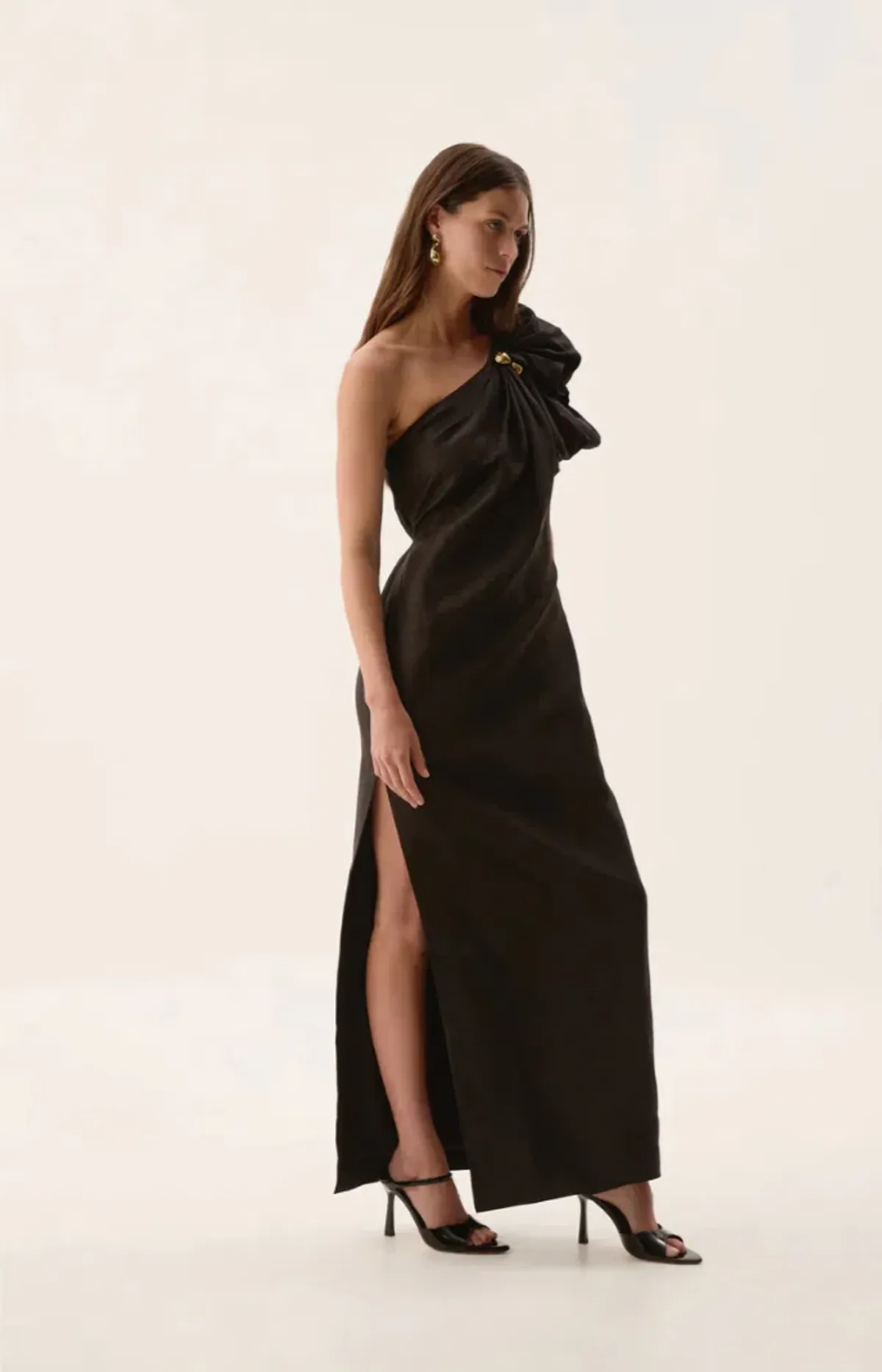 Aje Cira Maxi Dress Black Size 16 - Image 3