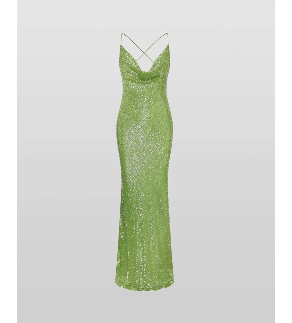 Rat & Boa Gaia Dress in Green Sequin Size XS / AU 6 - Image 4