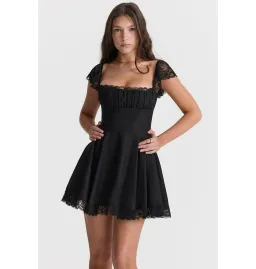 House Of CB Kaia A-Line Mini Dress Black Size XS / AU 6 for rent on The Volte - image 2