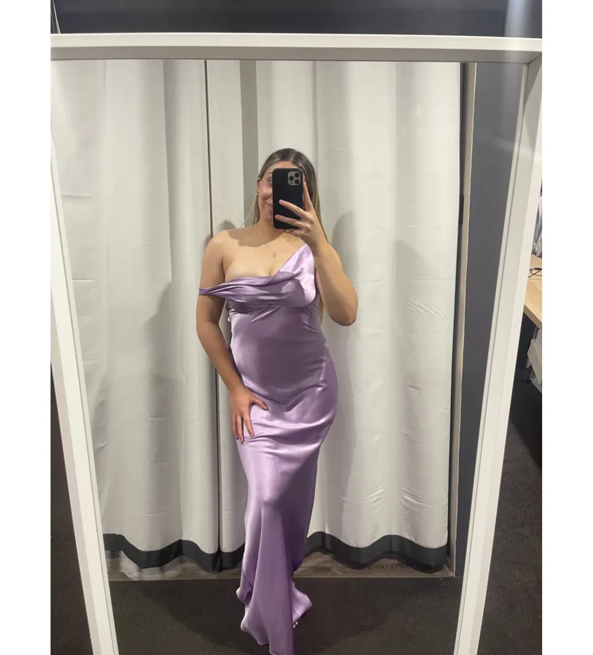 Natalie Rolt Purple Monika Gown Purple Size 1/AU 8 for rent on The Volte - main image