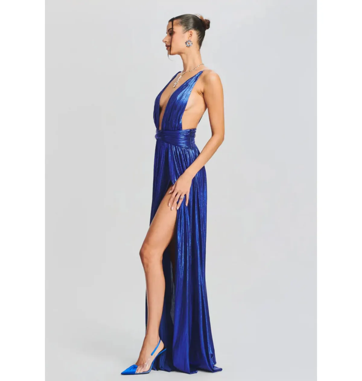 Retrofête Kelsey Dress Cobalt Size S / AU 8 - Image 3