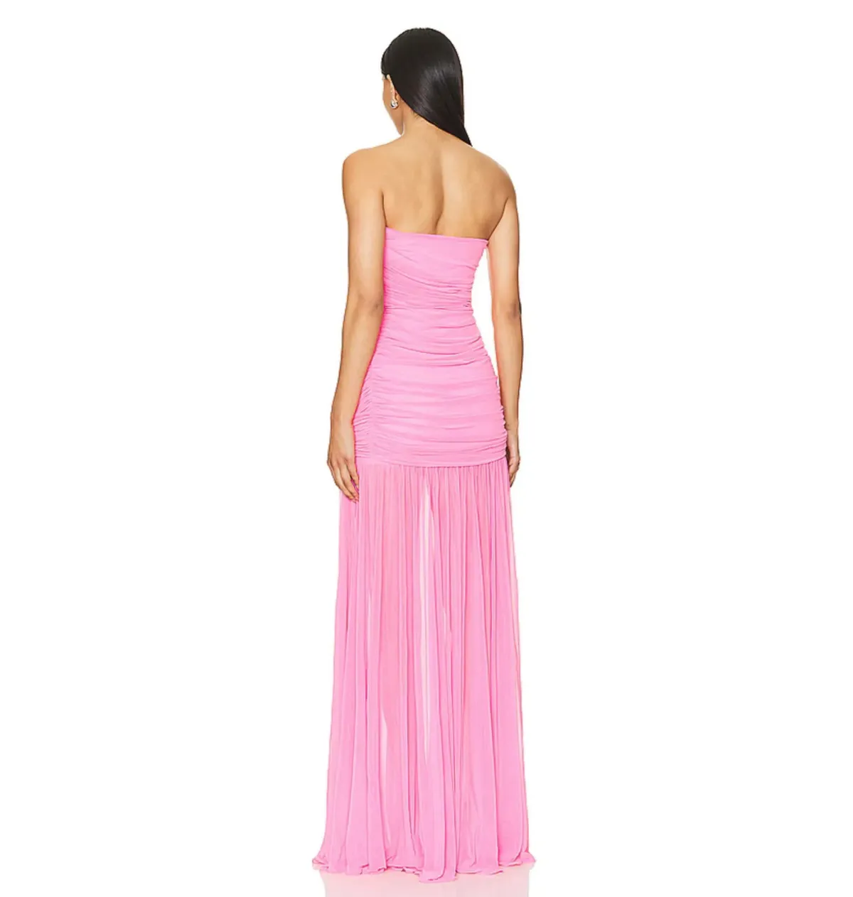 Retrofete Adele Maxi Dress Pink Size 6/XS - Image 3