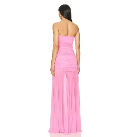 Retrofete Adele Maxi Dress Pink Size 6/XS for rent on The Volte - image 3