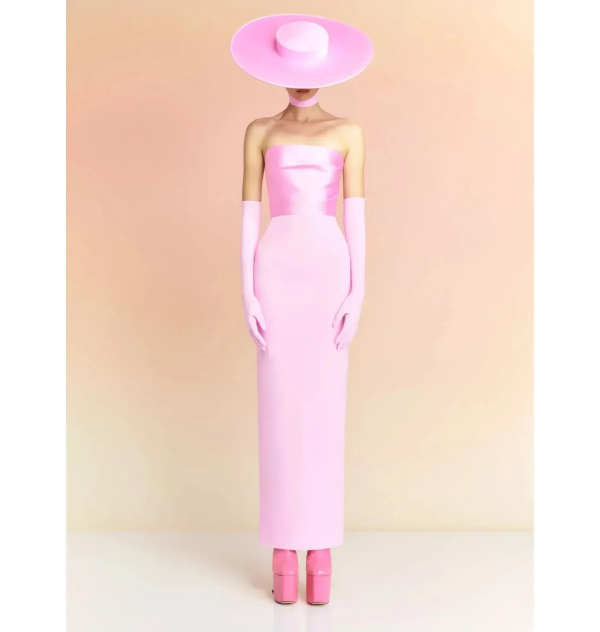 Solace London Afra Maxi Dress Pink Size 6 - Image 1