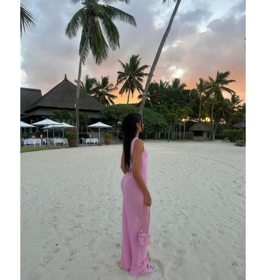 I Am Delilah Giselle Maxi Dress Raspberry Size S / AU 8 for rent on The Volte - main image