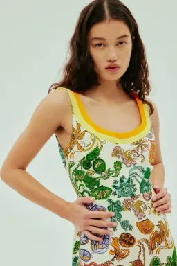 Alemias Fiesta Mini Dress Print Size 12 for rent on The Volte - image 2