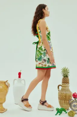 Alemias Fiesta Mini Dress Print Size 12 for rent on The Volte - image 4