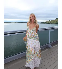 For Love & Lemons Green Rosalyn Maxi Size S/ AU 8 for rent on The Volte - image 1