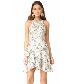 Zimmermann Bowerbird Flute Linen Mini Dress Floral Size 0 / Size AU 8 for rent on The Volte - image 2