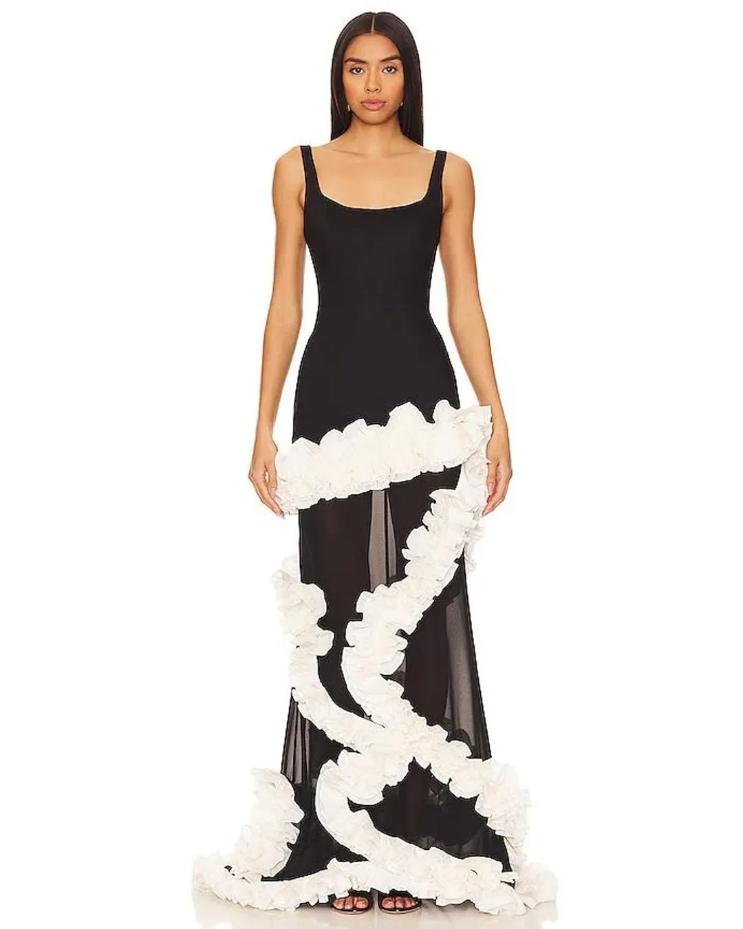 NBD Wisteria Gown Black Size 6 for rent on The Volte - main image