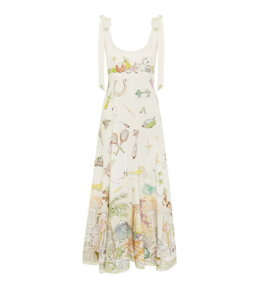 Alemais Anouk Ballet Sundress Print Size 8 for rent on The Volte - main image