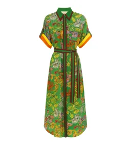 Alemais Fiesta Shirt Dress Green Size 10 for rent on The Volte - image 2