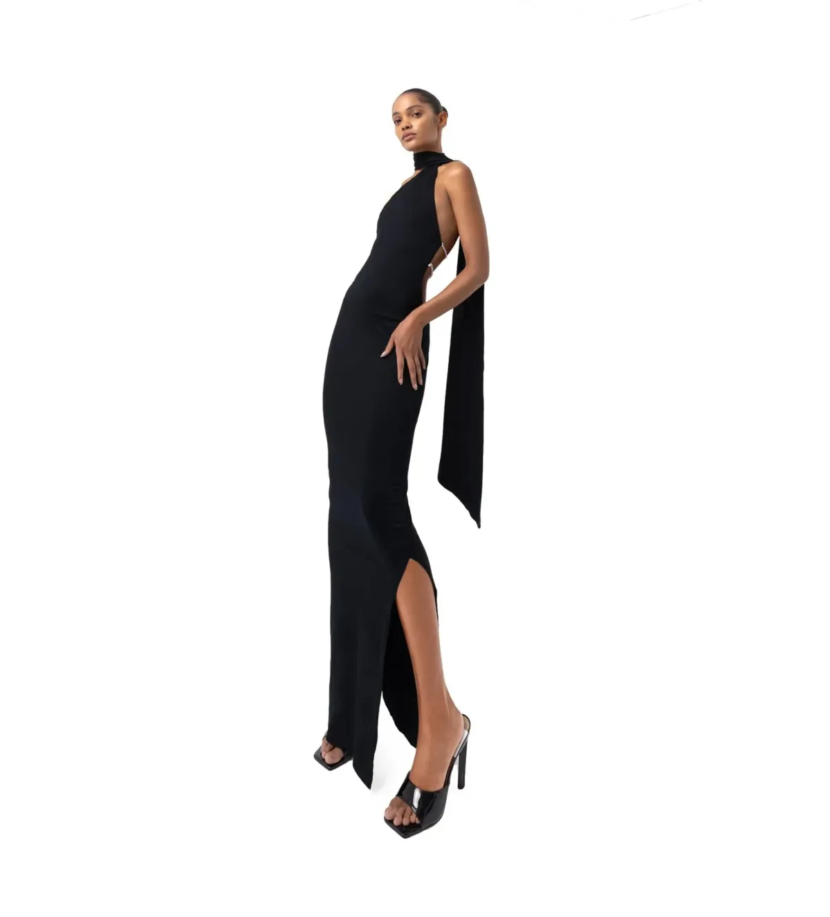 Khanums Kara Maxi Dress Black Size M/AU 10 - Image 2