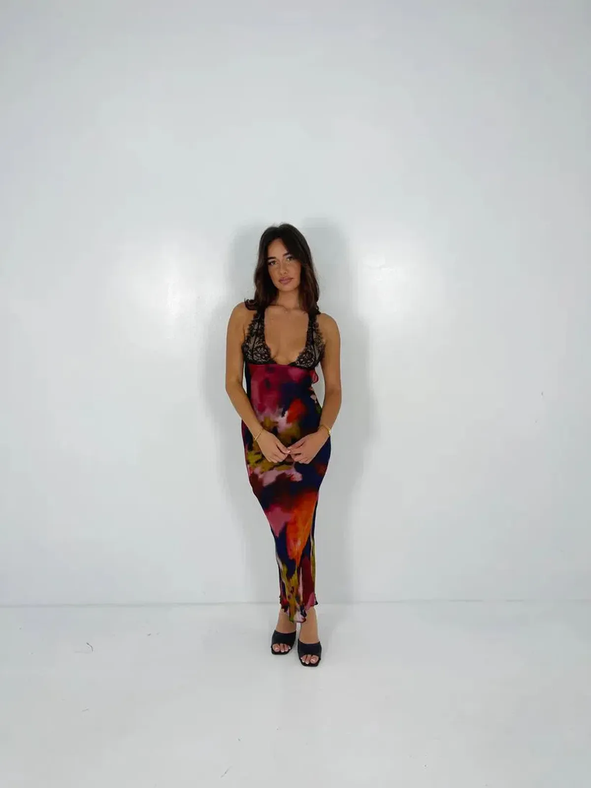 Rat And Boa Paola Slip Dress in Floral Size S/AU8 - Image 2