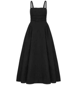 Rachel Gilbert Sophia Strap Midi Dress Black Size 14 for rent on The Volte - image 1