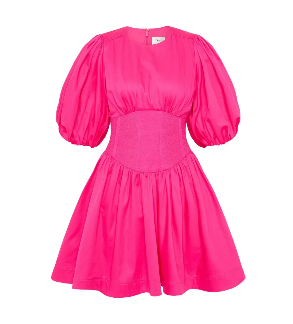 Aje Billie Corded Mini Dress Azalea Pink Size 14 - Image 2