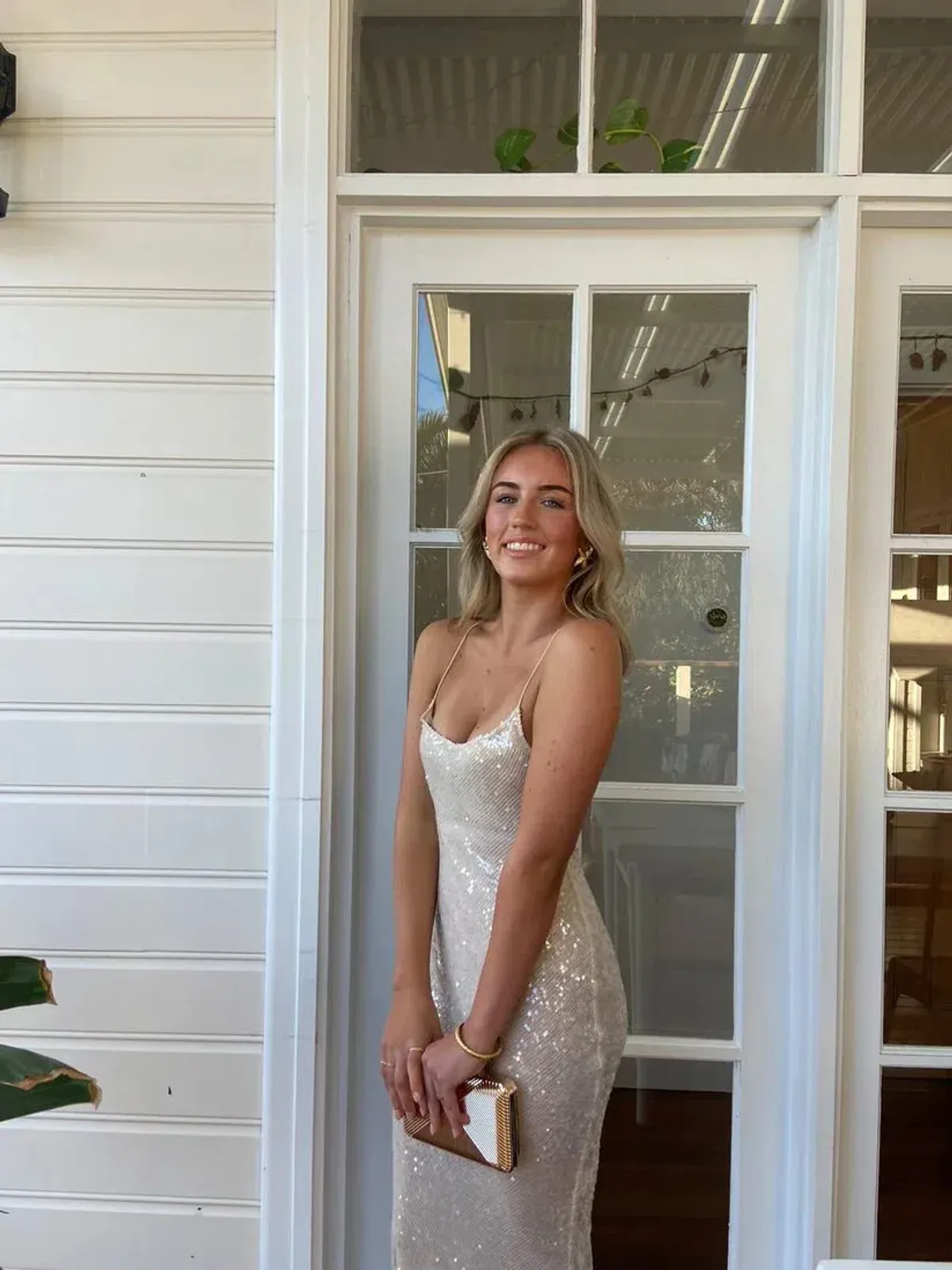 Rat And Boa Olympia Sequin Maxi Dress Size S/AU8 - Image 4