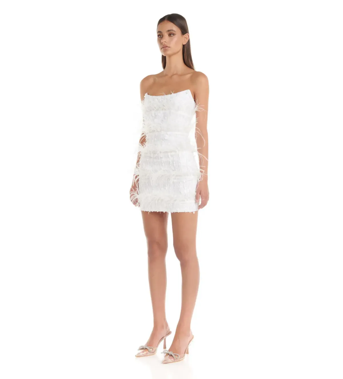 Eliya the Label Tiffany Dress in White Size XS / AU 6 - Image 2