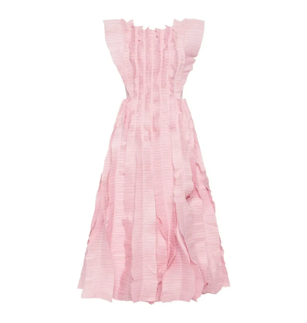 Aje Hybrid Midi Dress Rose Pink Size 16 - Image 4