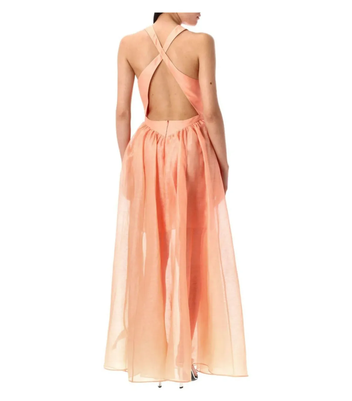 Zimmermann Illuminate Racer Maxi Dress in Guava Size 0 / AU 8 - Image 2