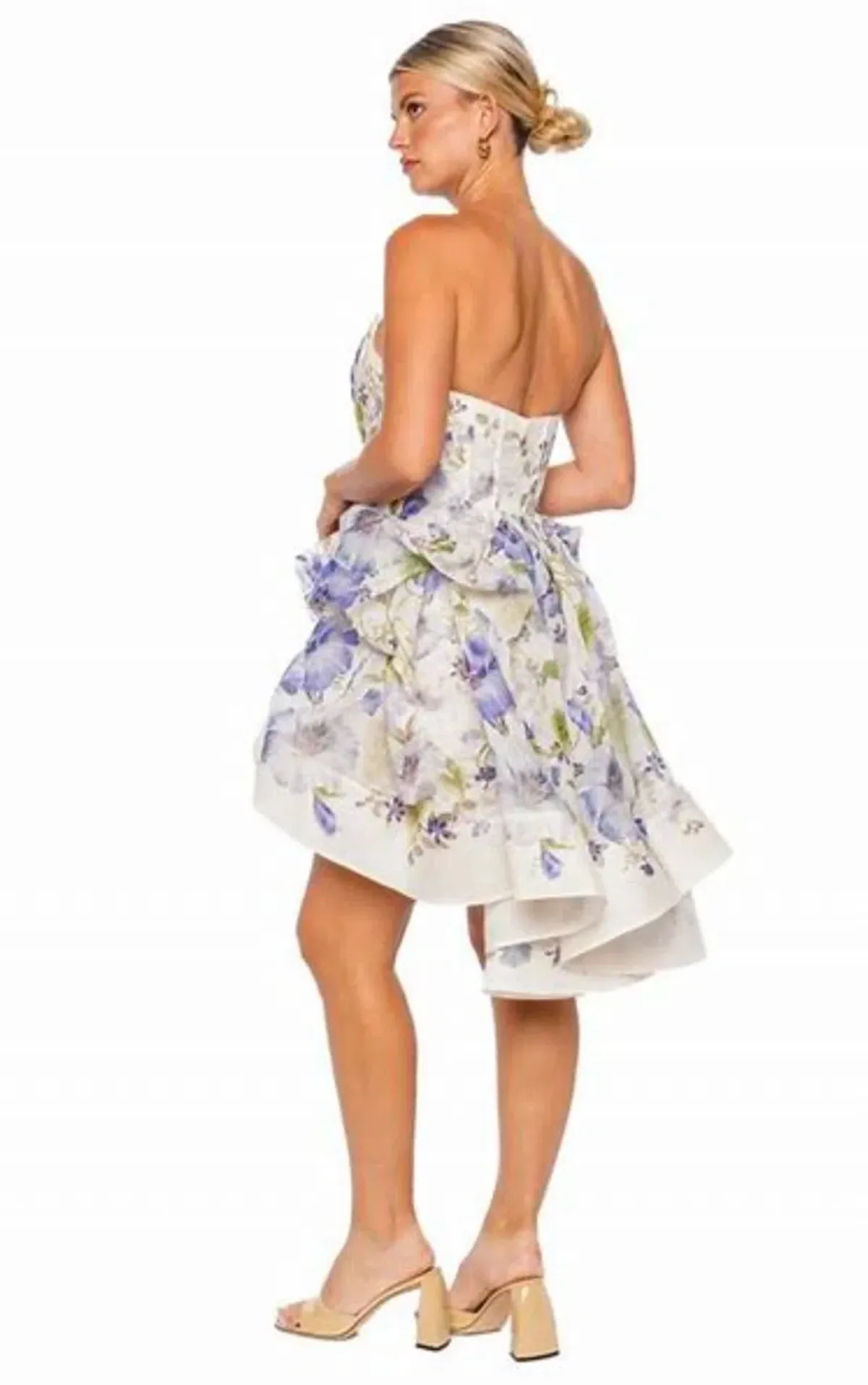 Zimmermann Natura Draped Mini Dress AU 14 - Image 3